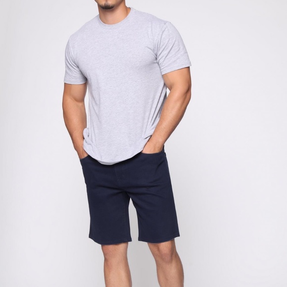 Fashion Nova Mac Chino Short Navy - Picture 2 of 7